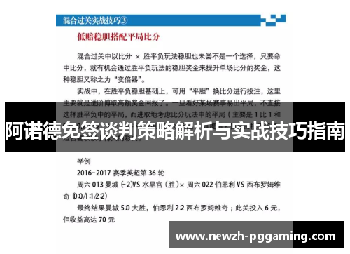 阿诺德免签谈判策略解析与实战技巧指南 阿诺德免签谈判策略解析与实战技巧指南